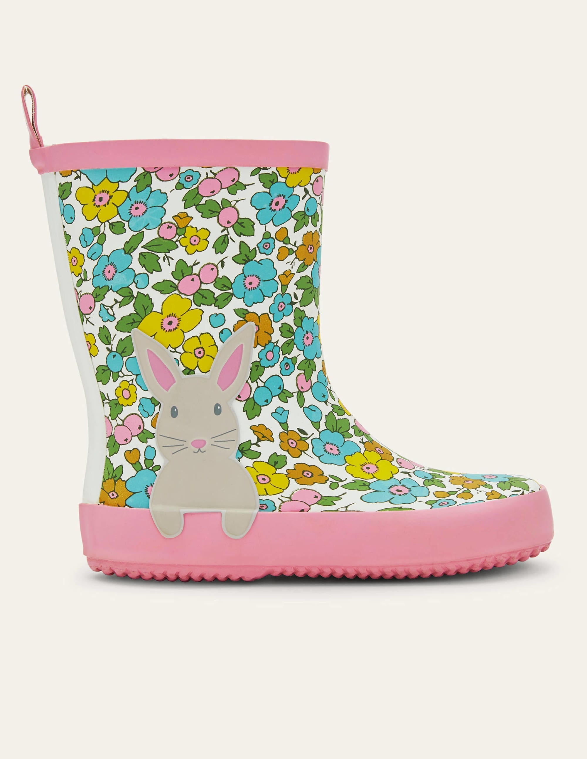 Bottes de pluie fun-Lapin floral - Image 2