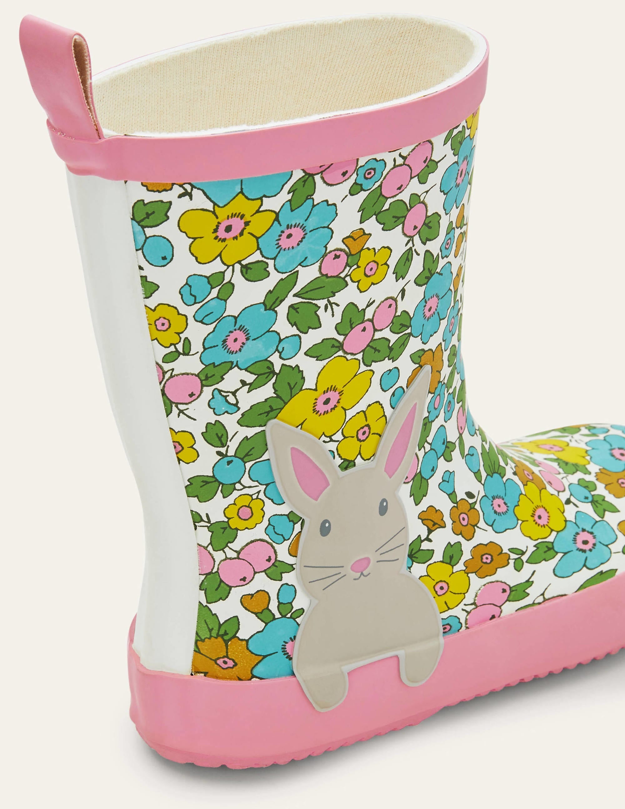 Bottes de pluie fun-Lapin floral - Image 3
