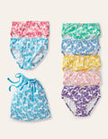 Slips im 7er-Pack (Mädchen)-Bunt, Einhorn/Blumen