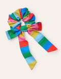 Scrunchie mit großer Schleife-Bunt, Gestreift