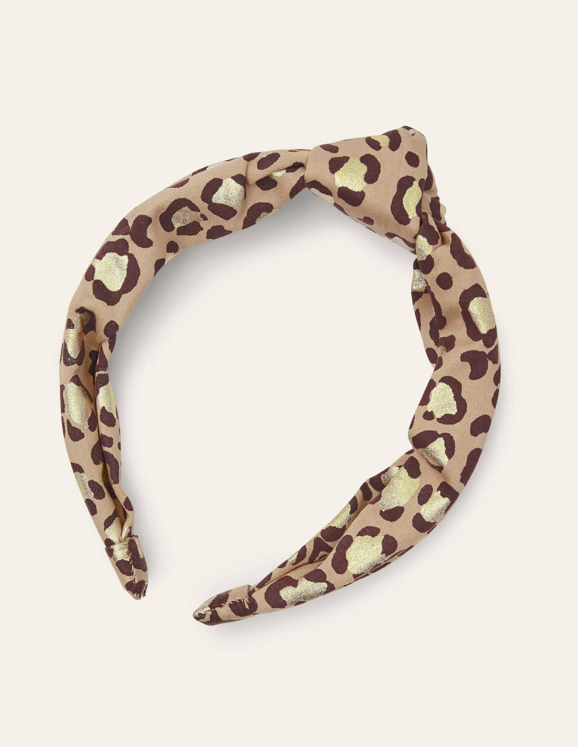 Haarband mit Knoten-Leopardenmuster-1