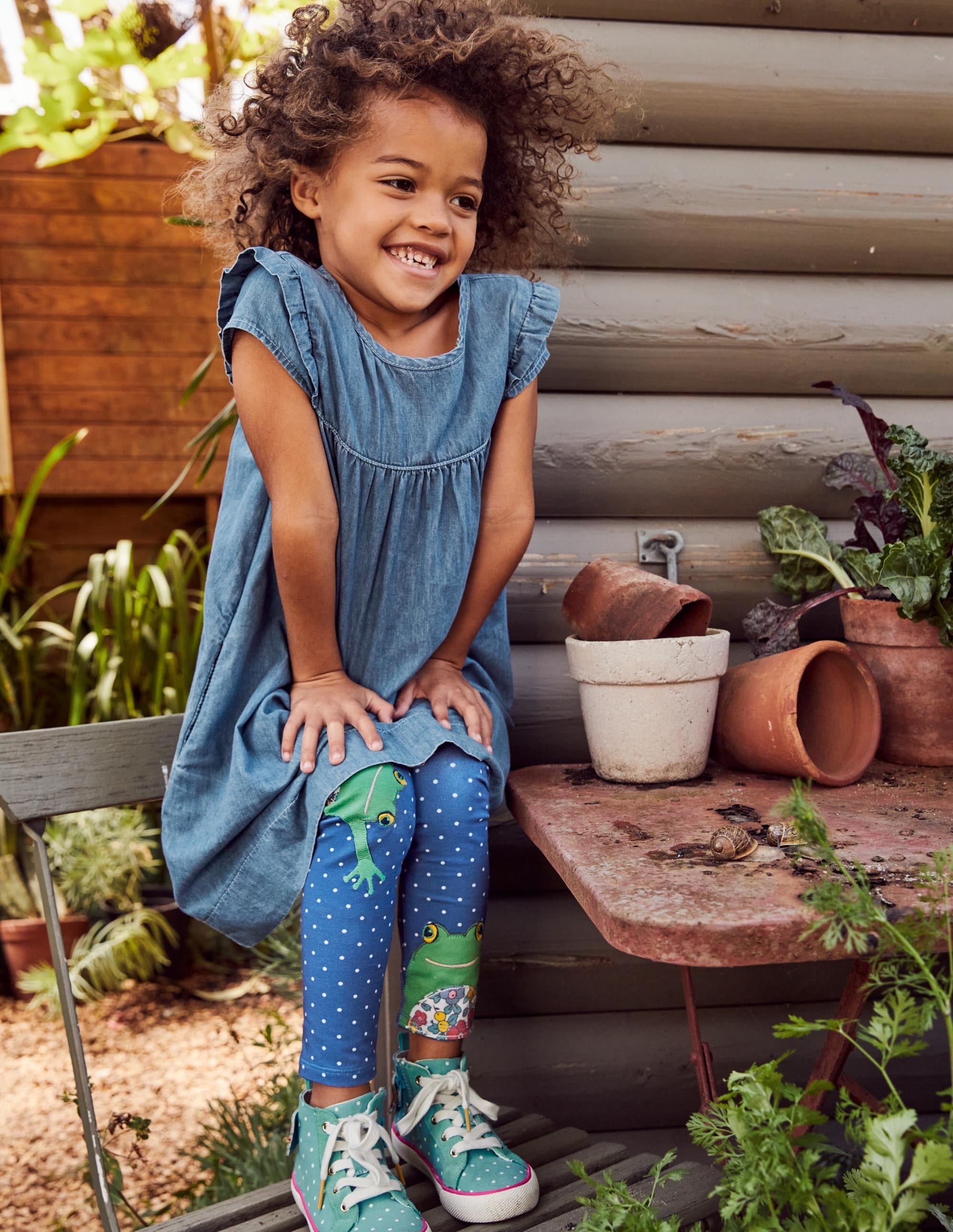 Easy Everyday Dress-Chambray - Image 4