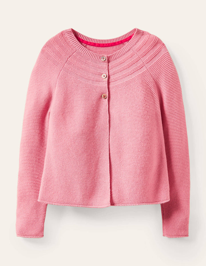 Cotton Cashmere Mix Cardigan-Formica Pink