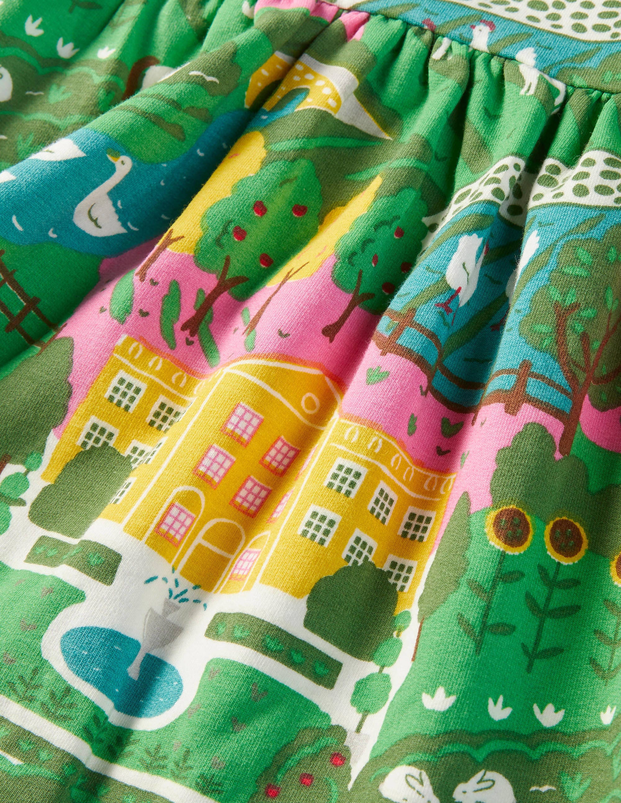 Jersey Sweatshirt Dress-Multi Country House - Image 3