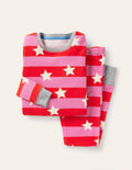 Snug Glow-In-The-Dark Pyjamas-Bright Petal Pink Star