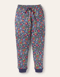 Pantalon de survêtement à genoux renforcés-Floral baies d'automne tribord