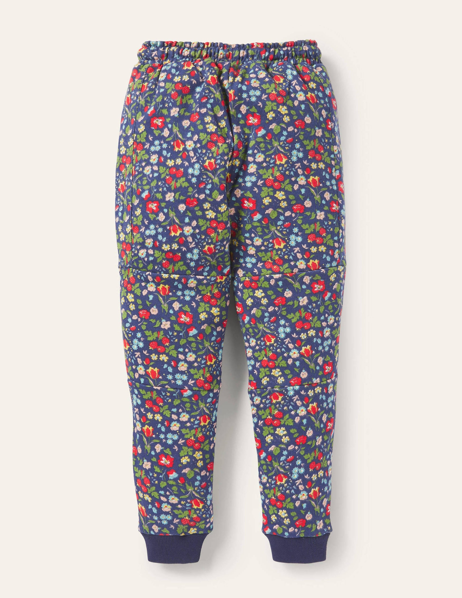 Pantalon de survêtement à genoux renforcés-Floral baies d'automne tribord-2