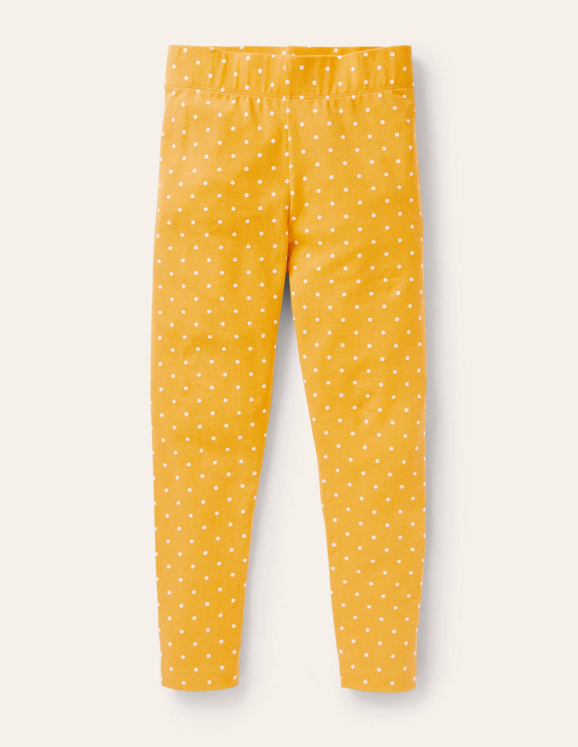 Fröhliche Leggings-Honiggelb, Pünktchen - Image 1