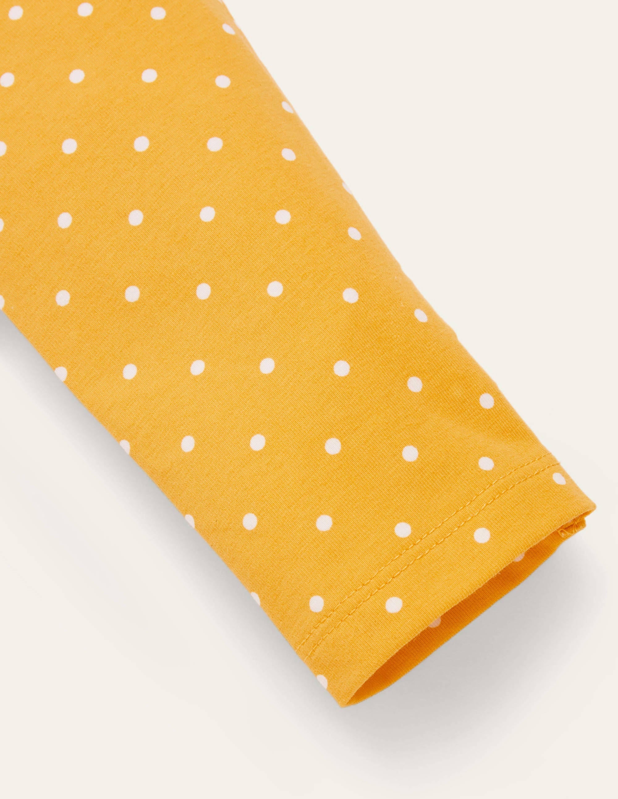 Fröhliche Leggings-Honiggelb, Pünktchen - Image 3