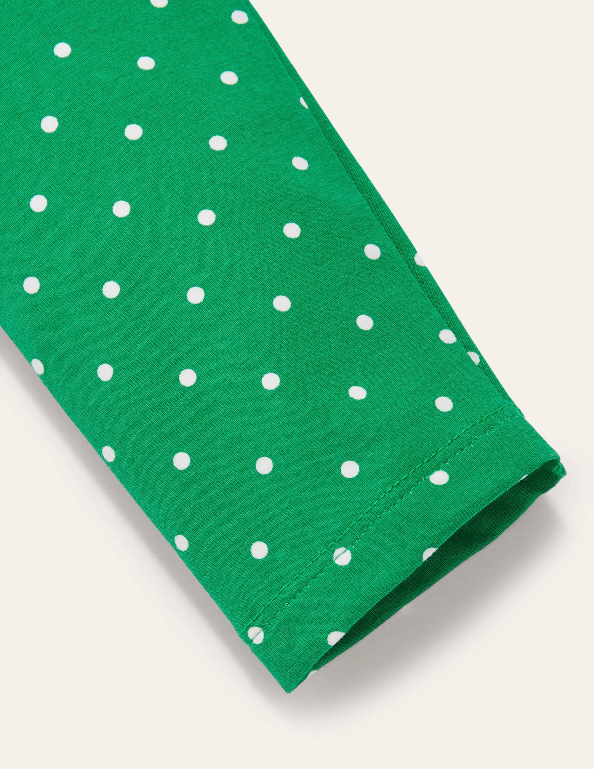 Fun Leggings-Highland Green Pin Spot - Image 3