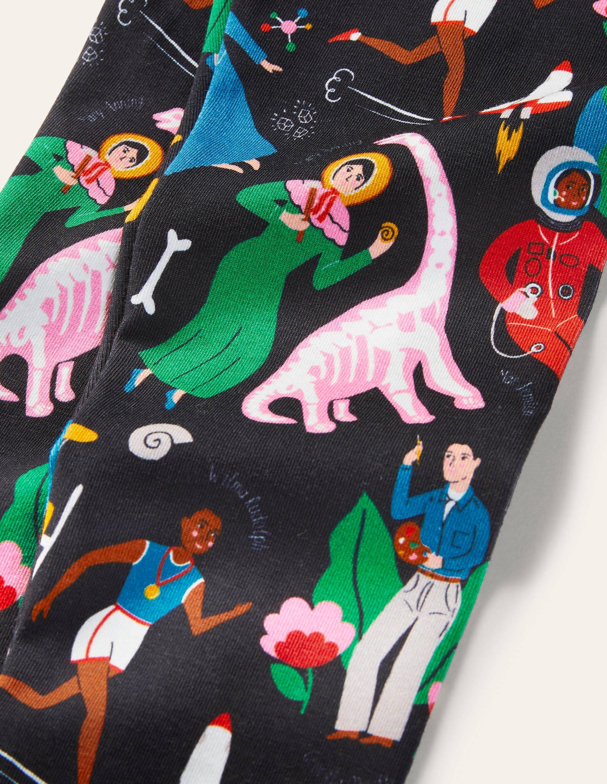 Fun Leggings-Starboard Blue When I Grow Up-3