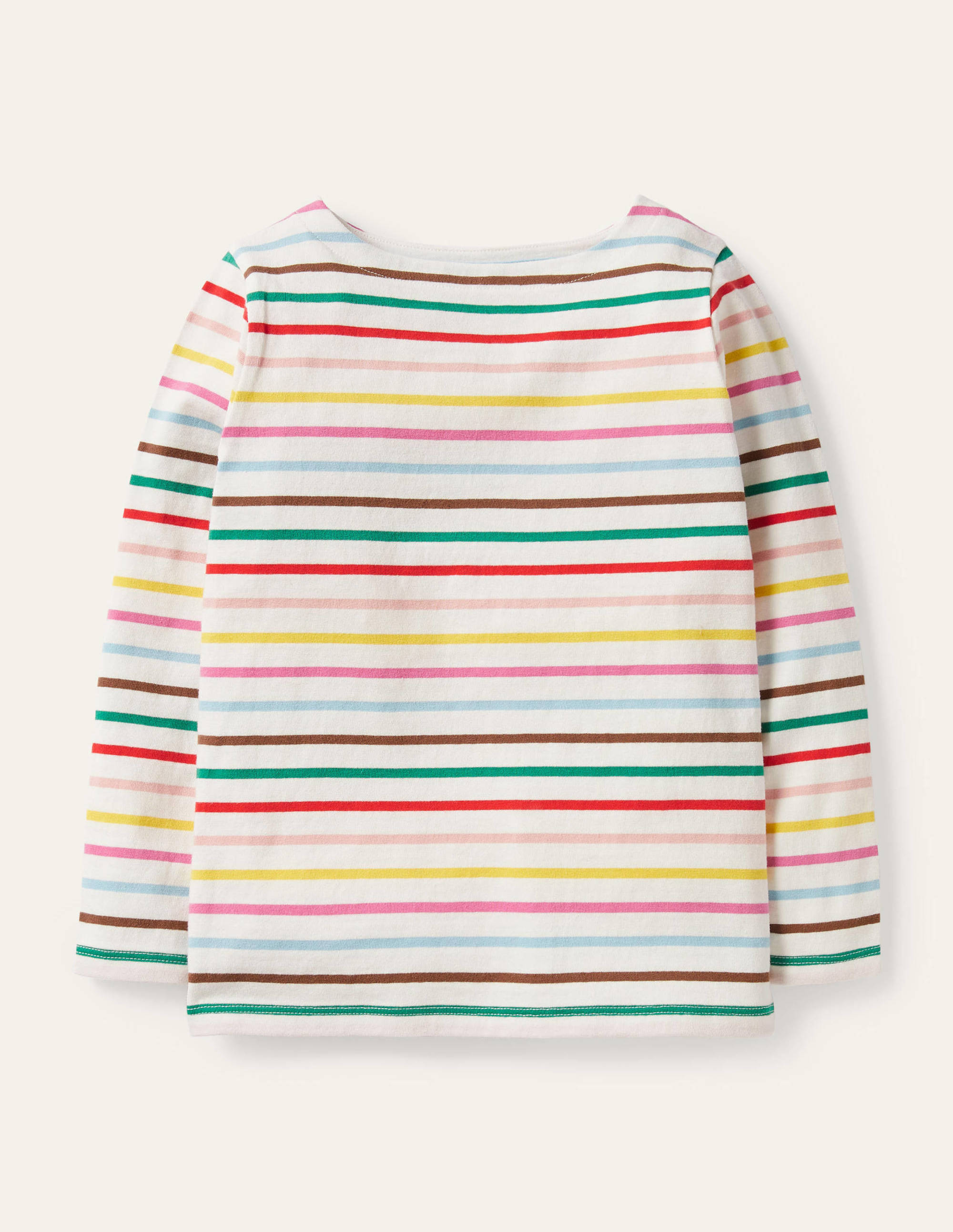 Lustiges Bretonshirt-Mini Me, Regenbogen - Image 1