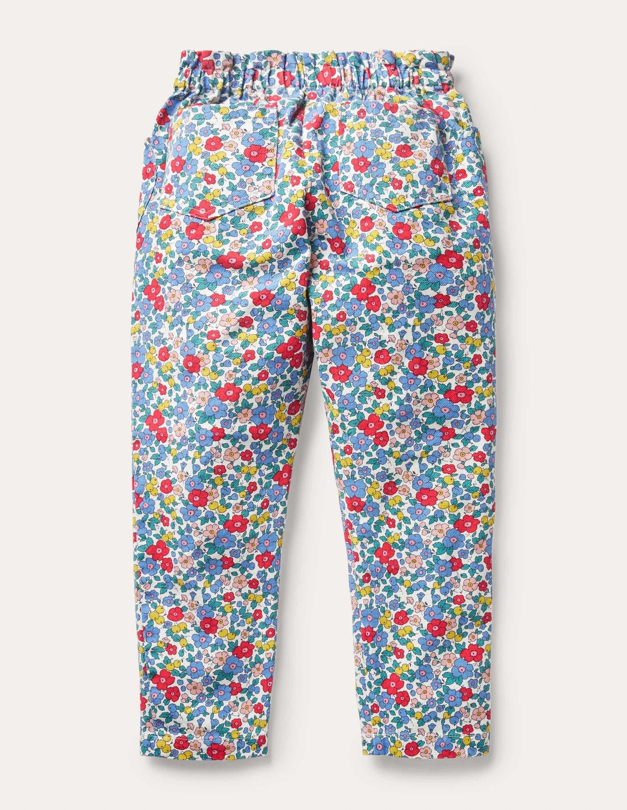 Pantalon à enfiler-Motif floral fleur de pommier multi - Image 2