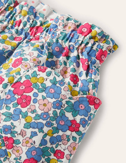 Hose zum Hineinschlüpfen-Bunt, Apfelblüten