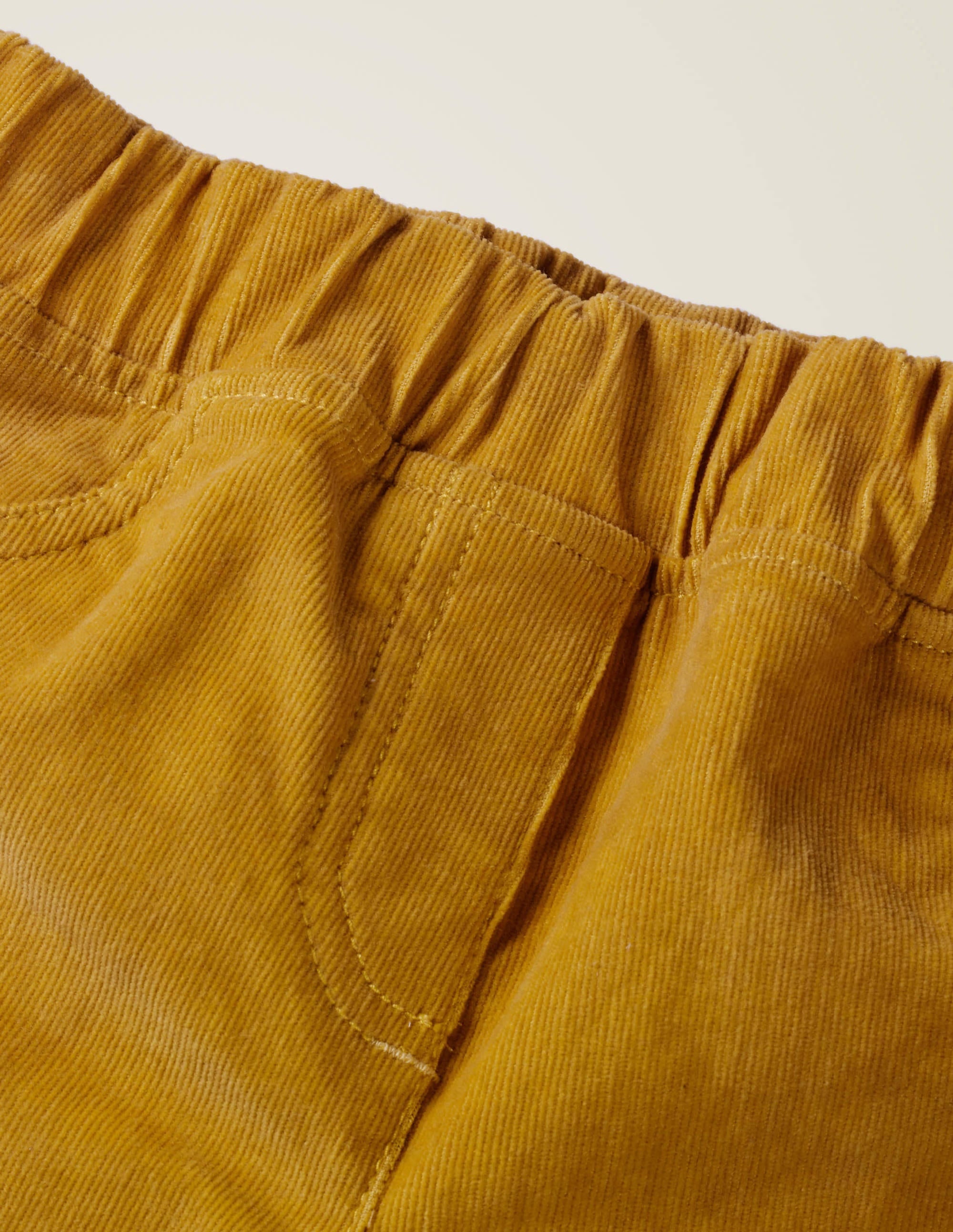 Legging en velours côtelé-Jaune rayon de miel - Image 3