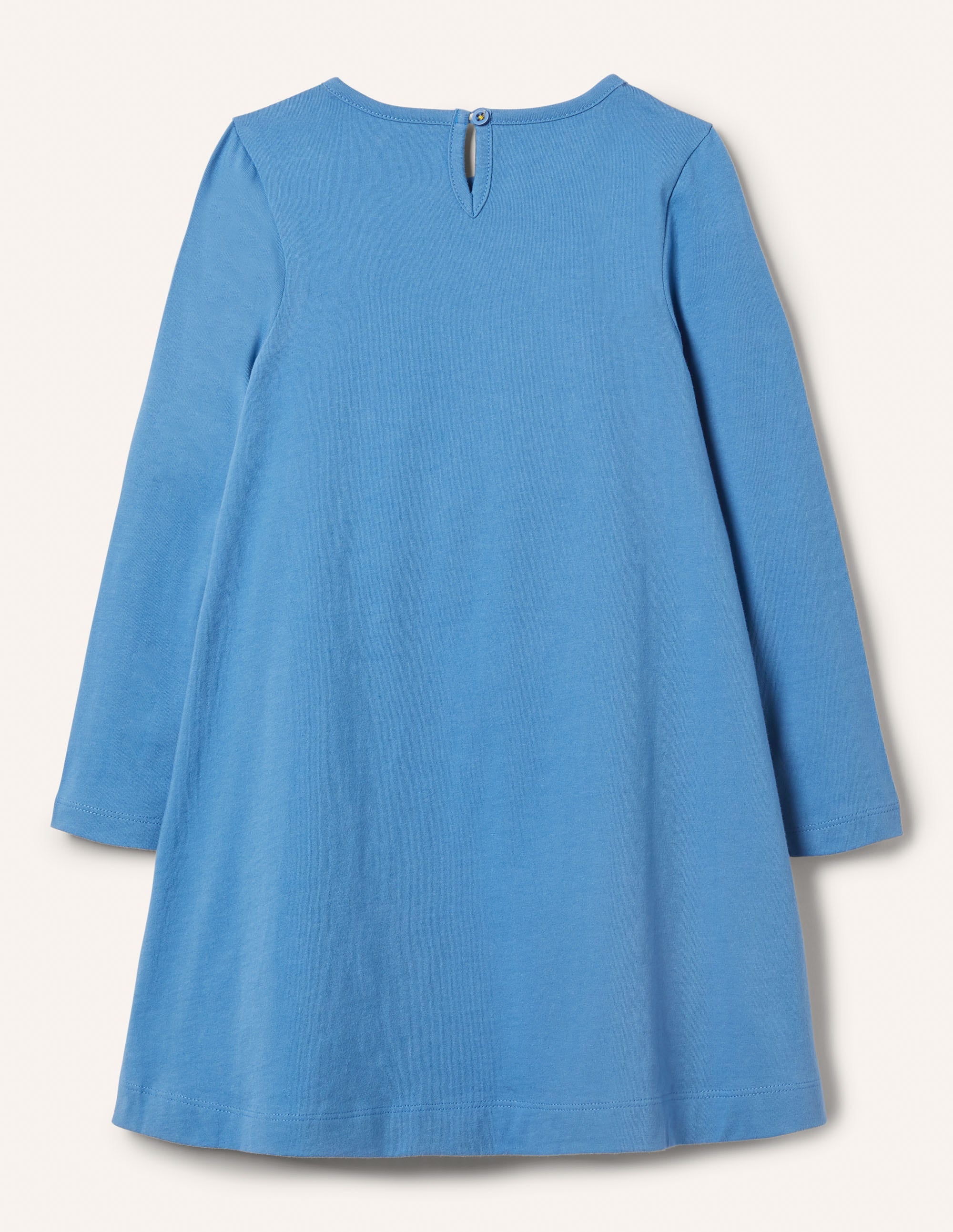 Jerseykleid mit großer Applikation-Elisabethanisches Blau, Pferd - Image 2