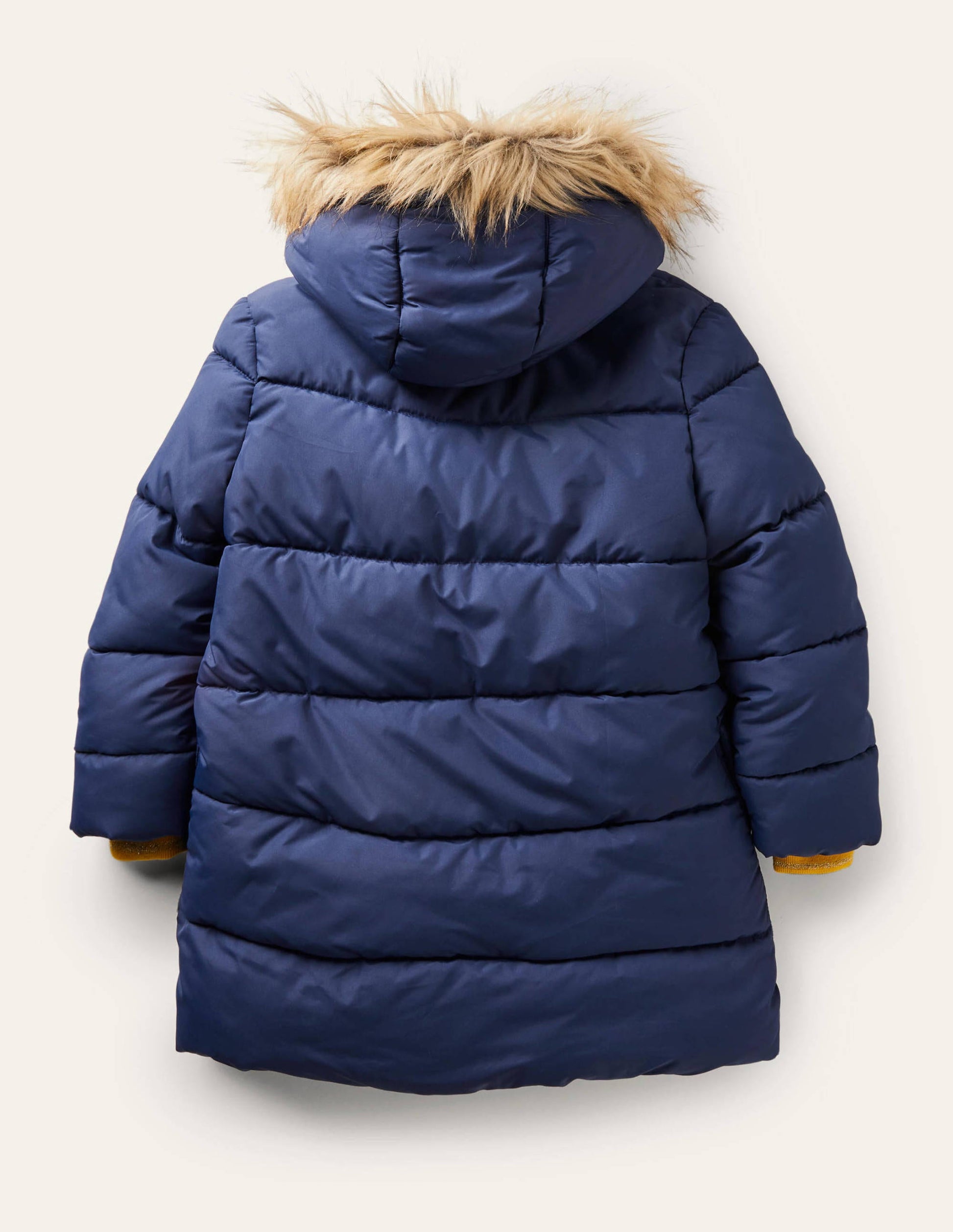 Lange Jacke mit Wattierung-Schuluniform-Navy-2