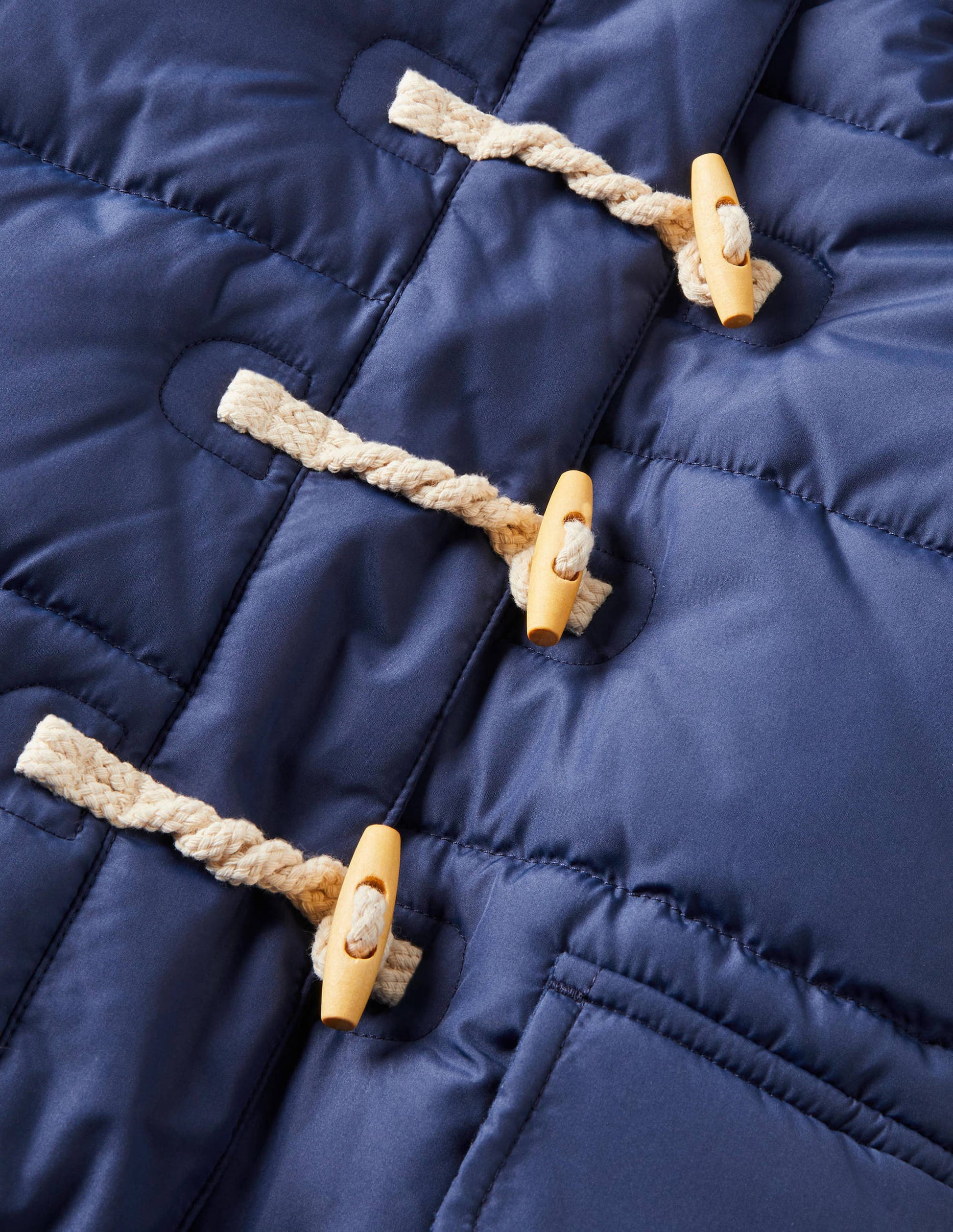 Lange Jacke mit Wattierung-Schuluniform-Navy-3