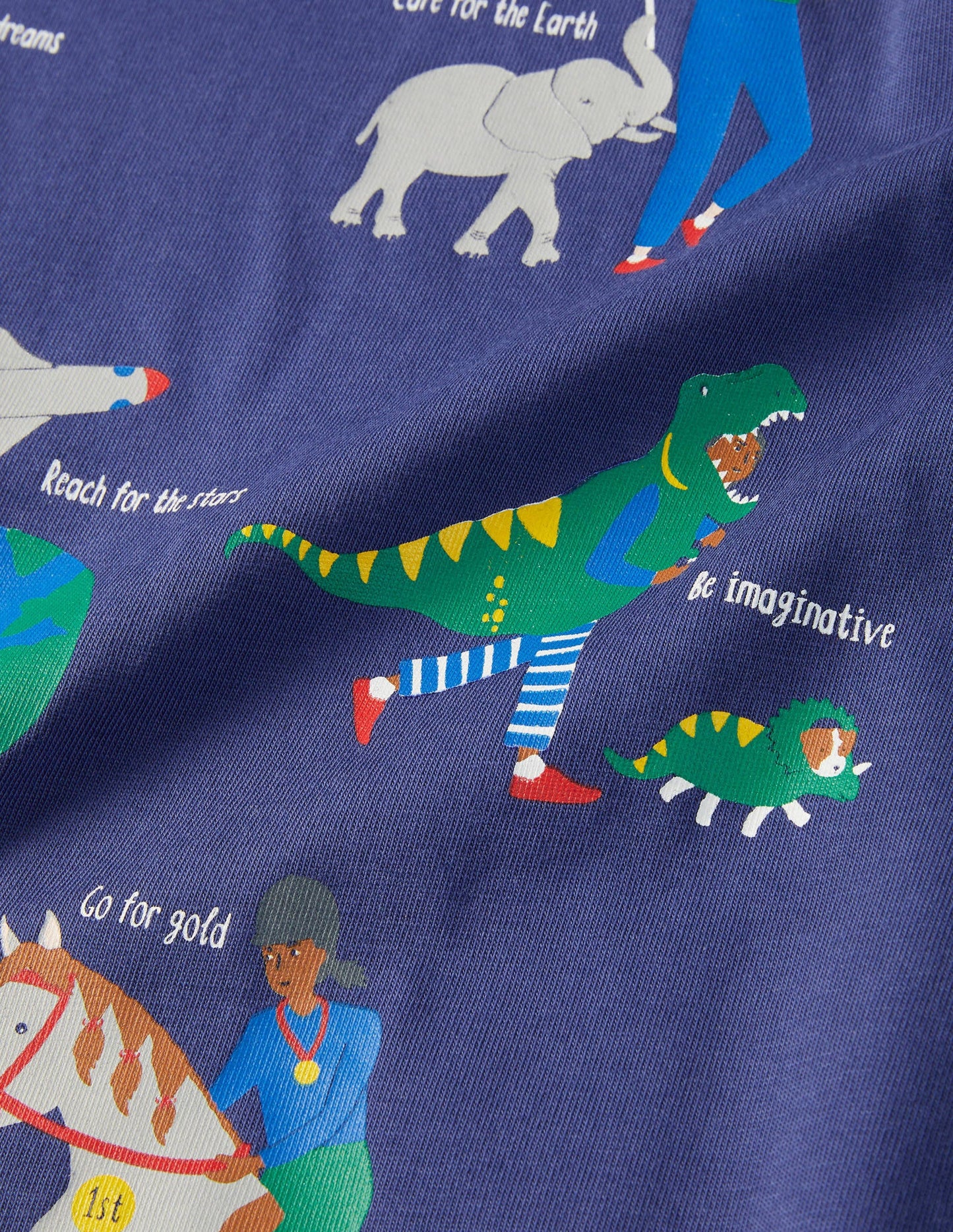 T-Shirt mit lustigen Fakten-Segelblau, When I Grow Up