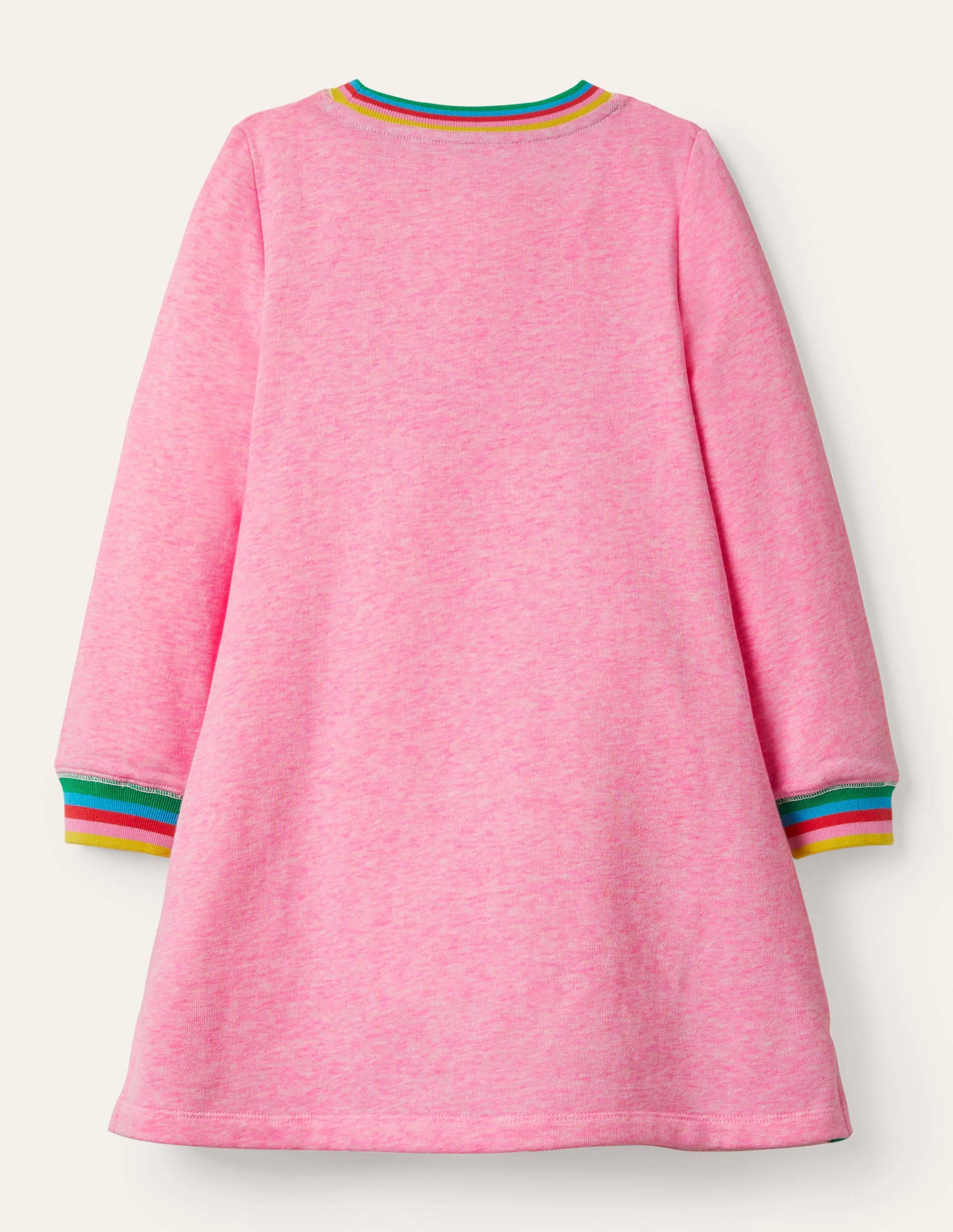 Robe-sweat à appliqué-Copains rose pétale vif - Image 2