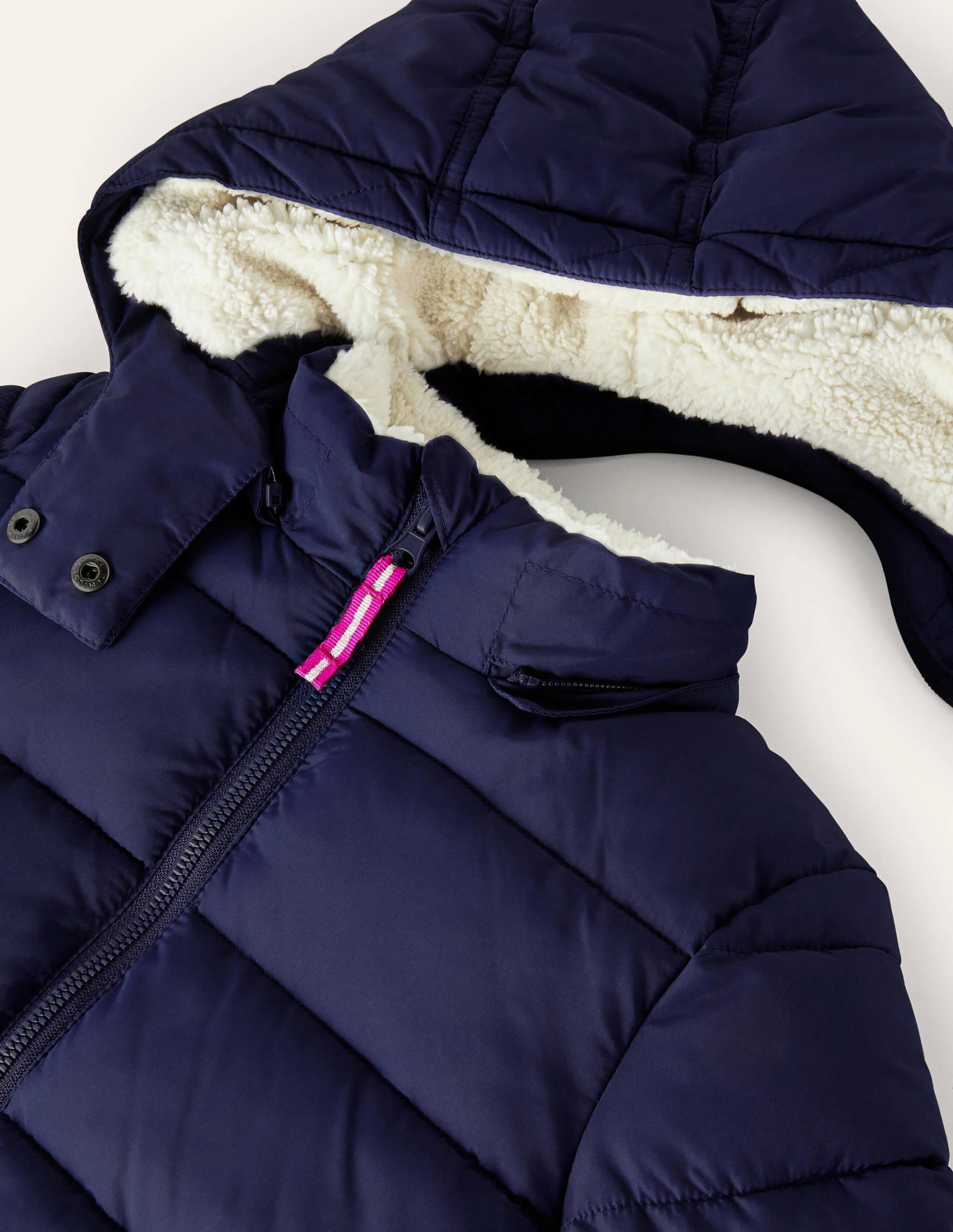 Kuschelige Jacke mit Wattierung-Schuluniform-Navy - Image 3