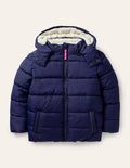 Kuschelige Jacke mit Wattierung-Schuluniform-Navy
