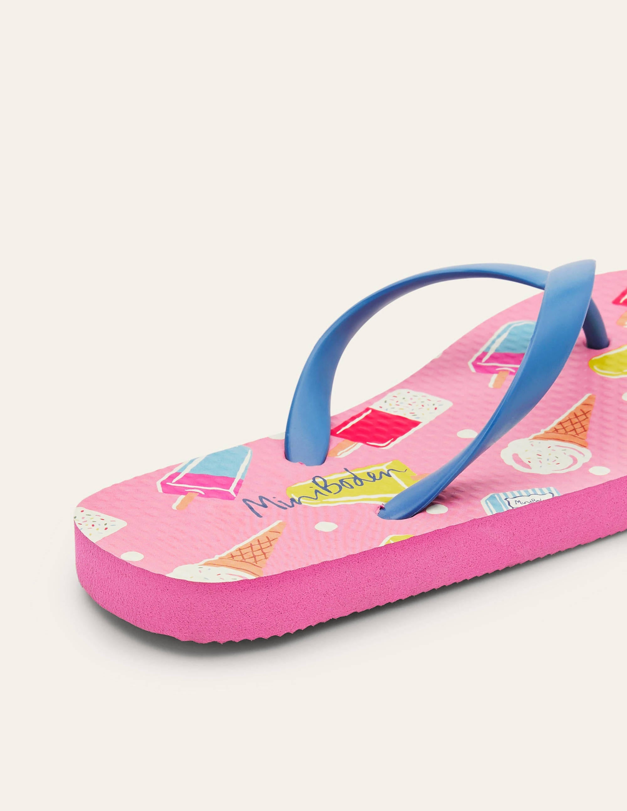 Fun Printed Flip Flops-Multi Ice Creams - Image 3