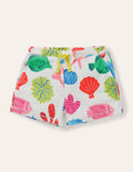 Frottee-Shorts-Bunt, Riesenfische