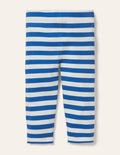 Fun Cropped Leggings-Elizabethan Blue/ Ivory