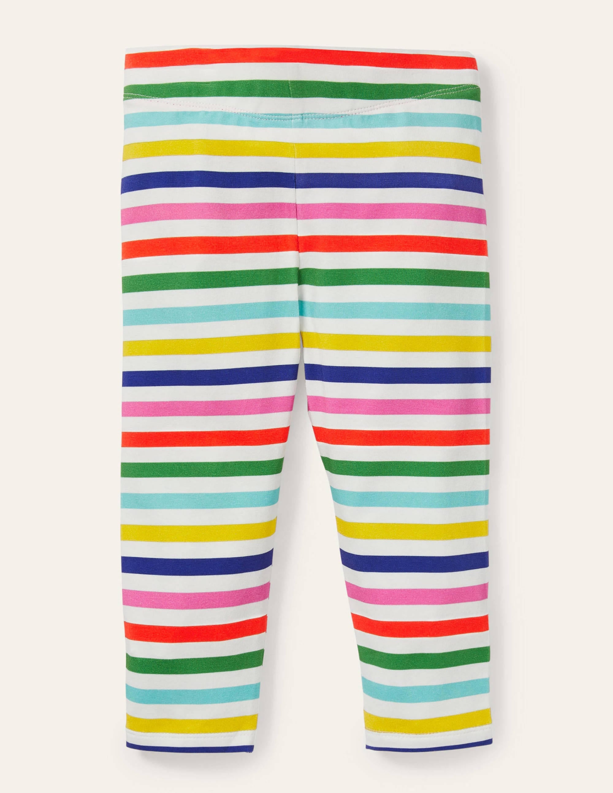 Fröhliche 7/8-Leggings-Bunt, Gestreift - Image 1