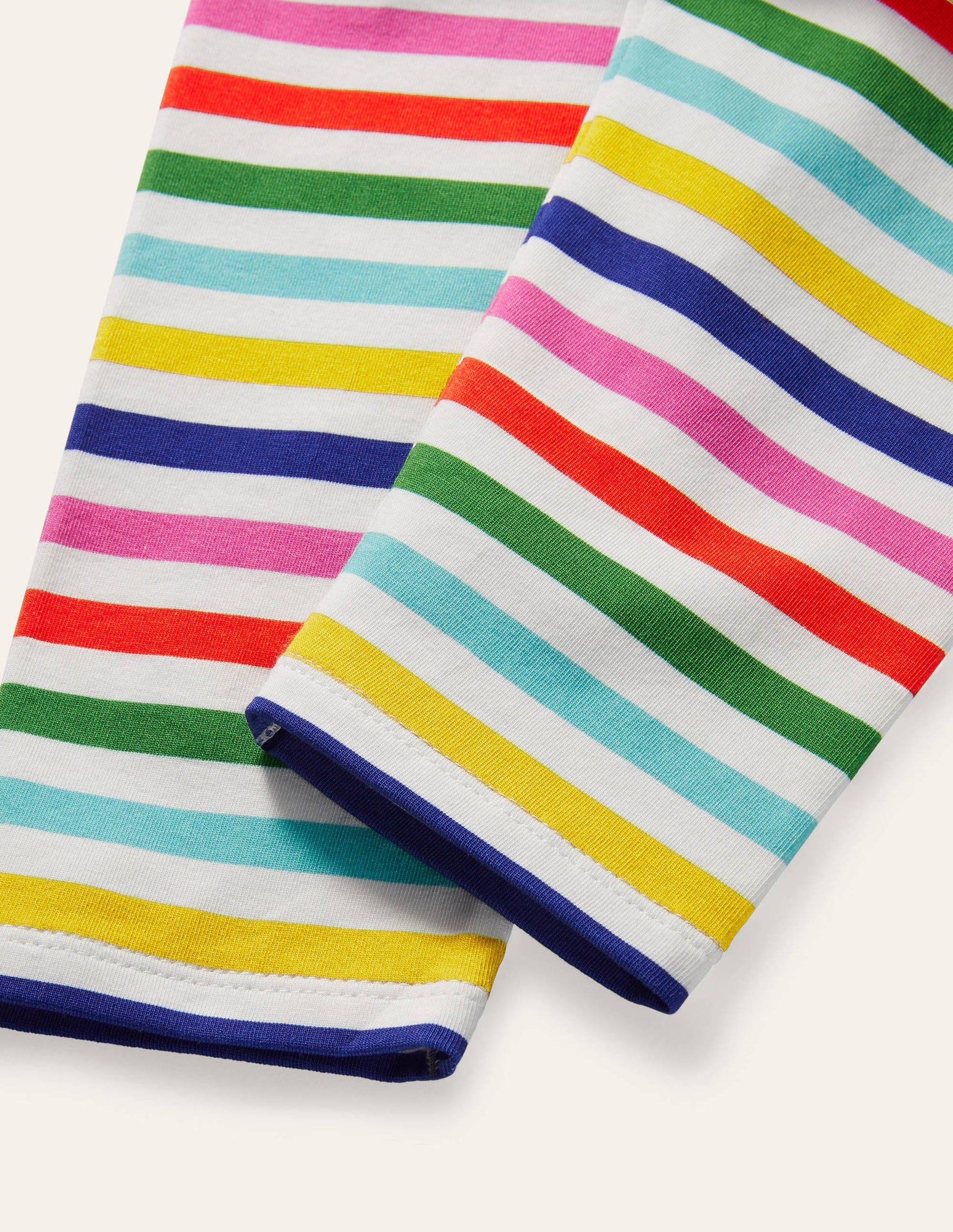 Fröhliche 7/8-Leggings-Bunt, Gestreift-3