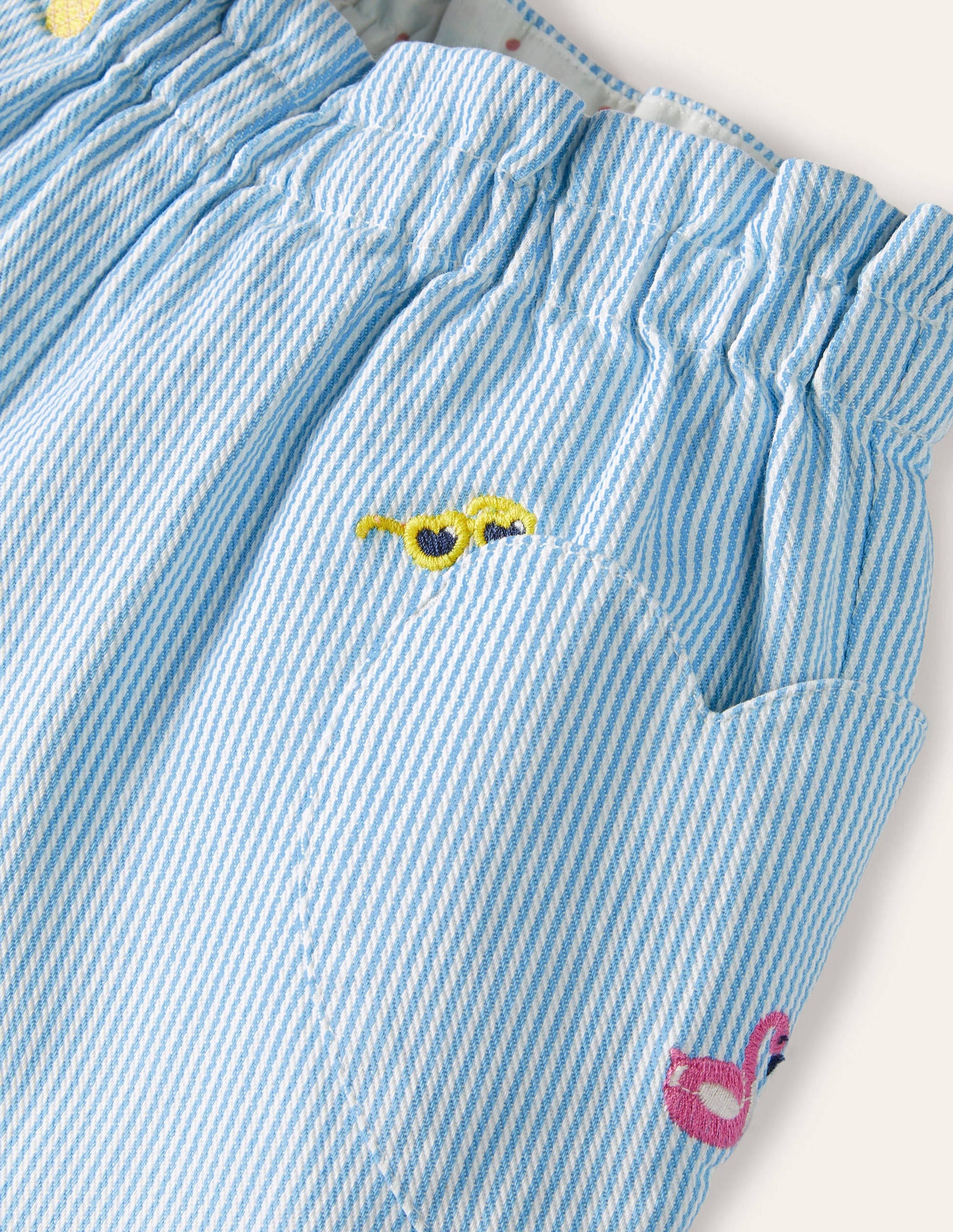Pull-on Trousers-Multi Holiday Embroidery-3