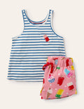 Fun Pocket Pyjama Set-Pink Lemonade Ice Cream Spot
