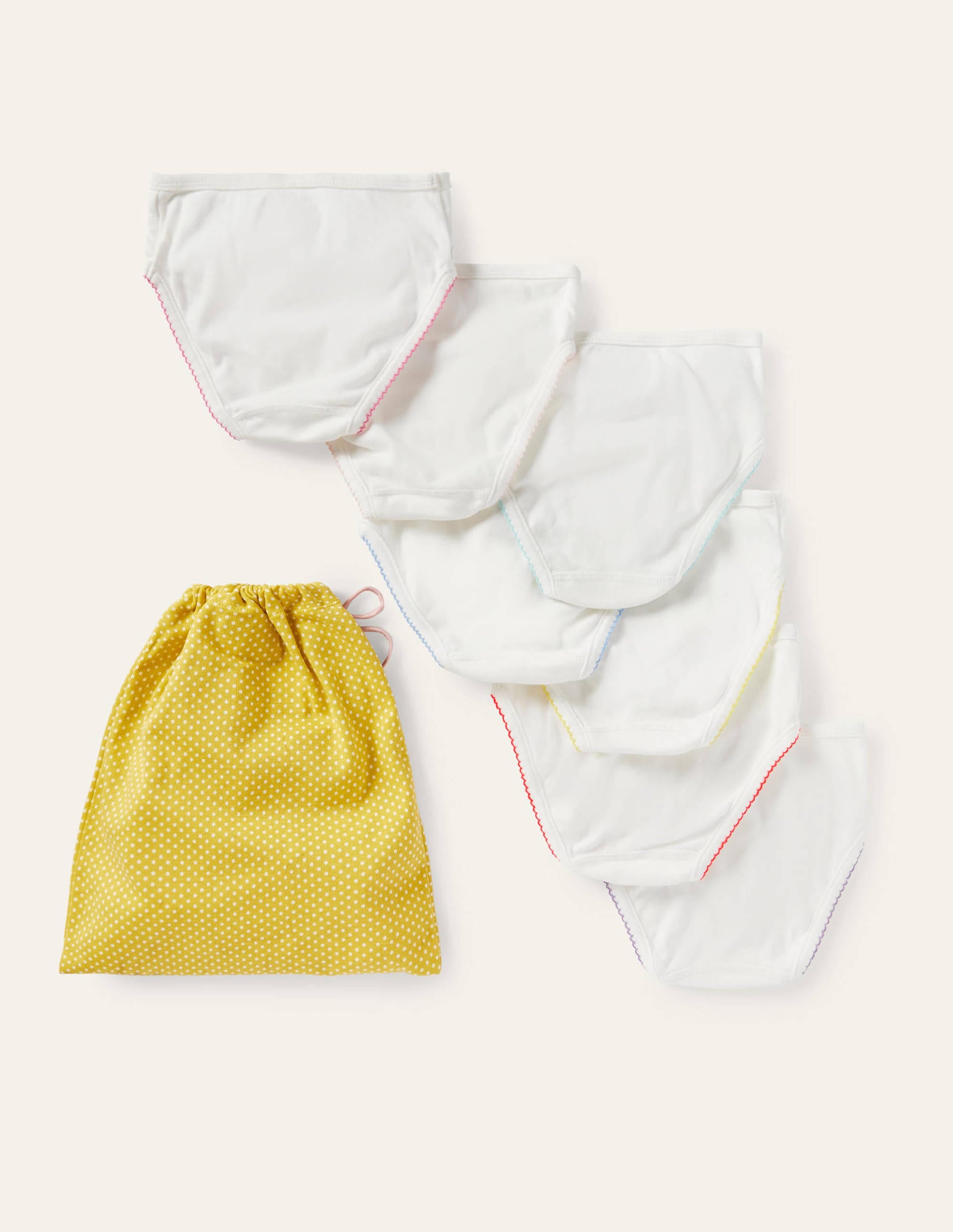 Unterhosen im 7er-Pack-Naturweiß, Blumen- und Haustiermuster - Image 2