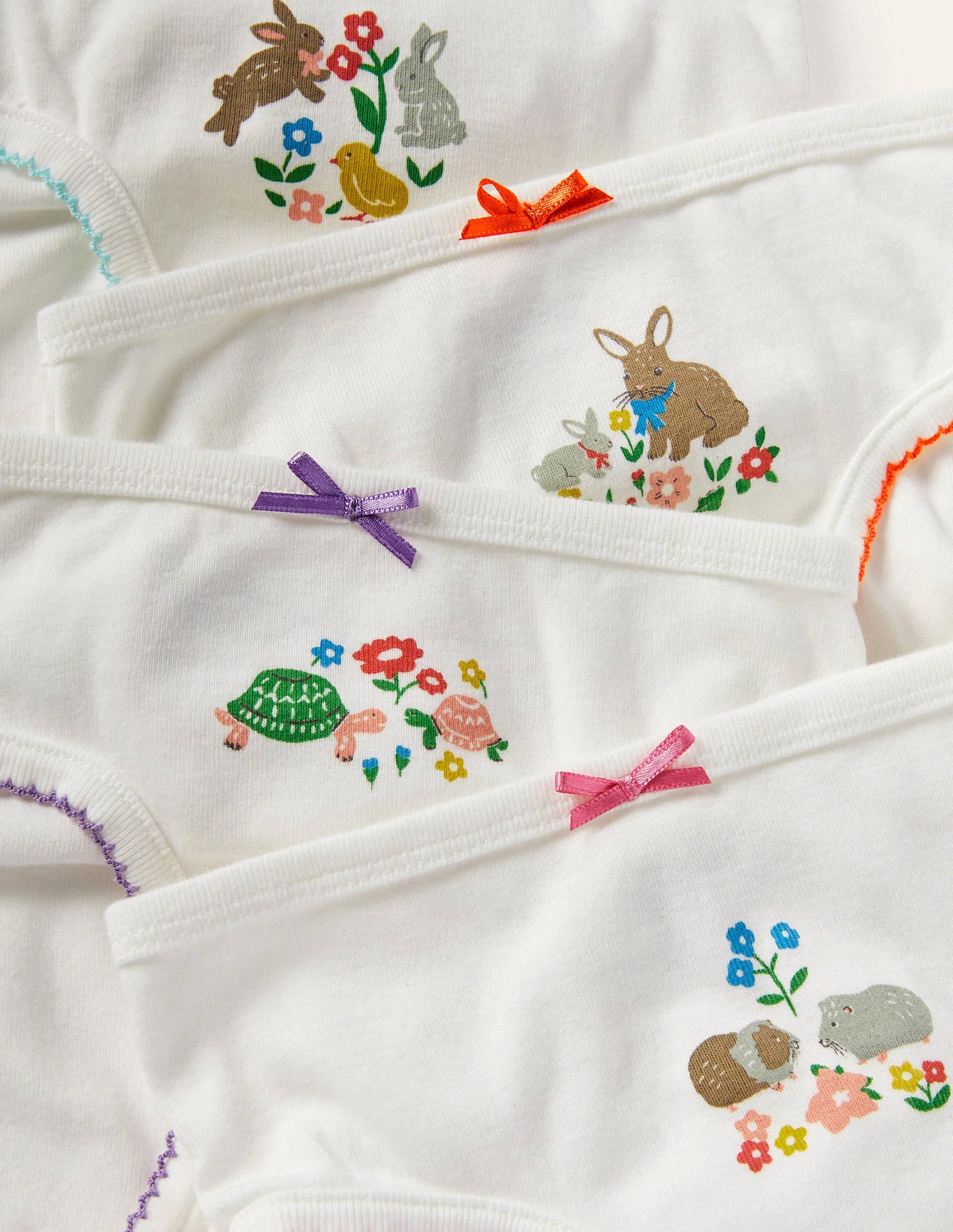 Unterhosen im 7er-Pack-Naturweiß, Blumen- und Haustiermuster-3