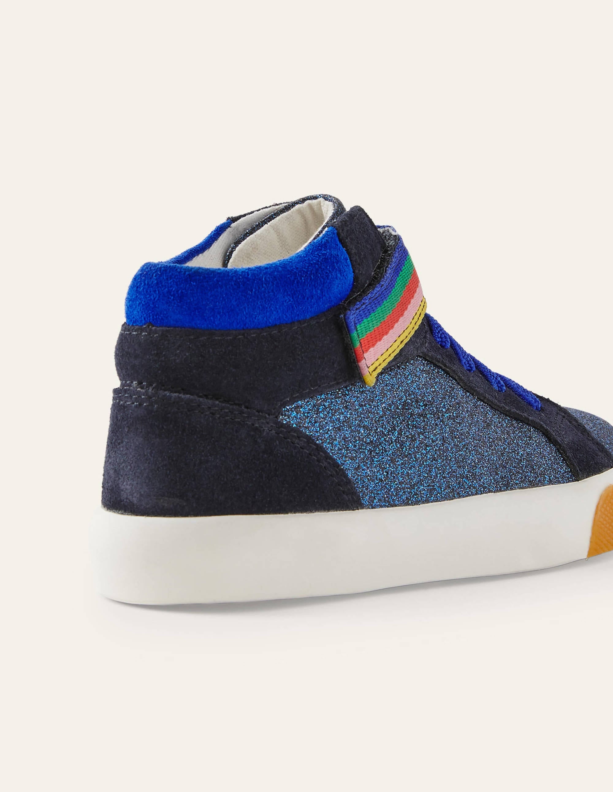 Hochgeschnittene Glitzerschuhe-Blitzblau, Glitzer - Image 3