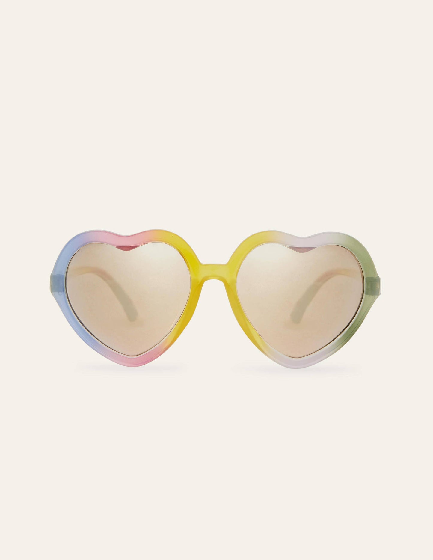 Sunglasses-Pastel Rainbow Hearts