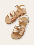 Everyday Sandals-Rose Gold Metallic