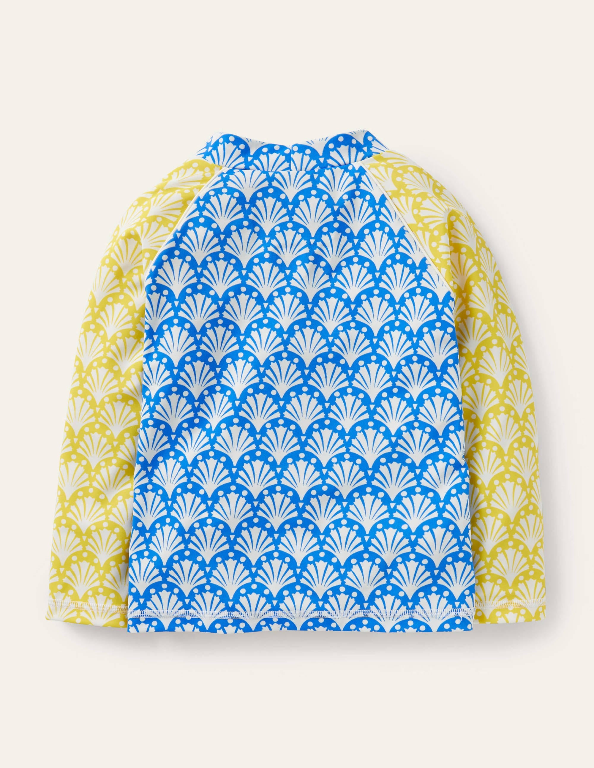 Langärmliges Badeshirt-Mustermix, Koralle - Image 2