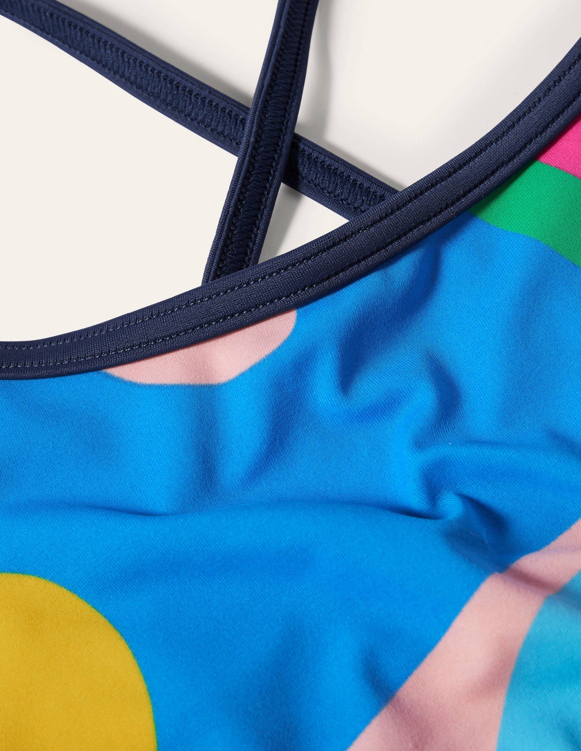 Gemustertes Bikini-Oberteil-Bunt, Korallen-Camouflagemuster-3