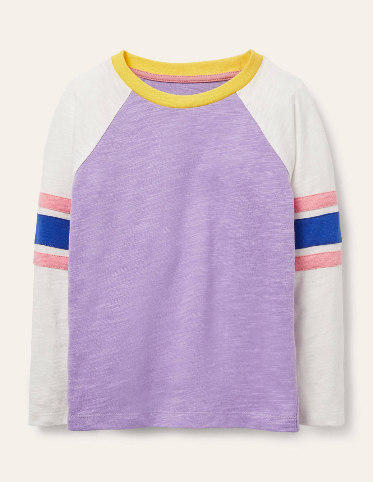 Raglan-Oberteil aus Flammgarn-Cooles Violett - Image 1
