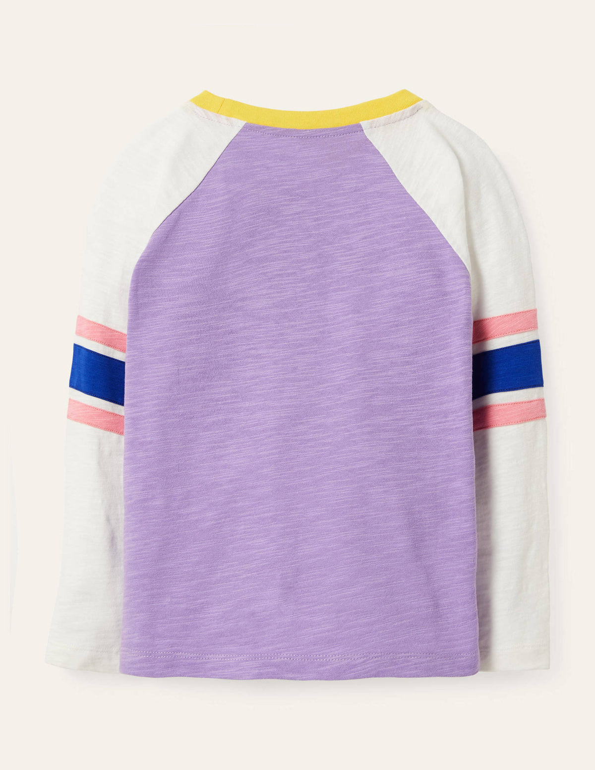 Raglan-Oberteil aus Flammgarn-Cooles Violett - Image 2