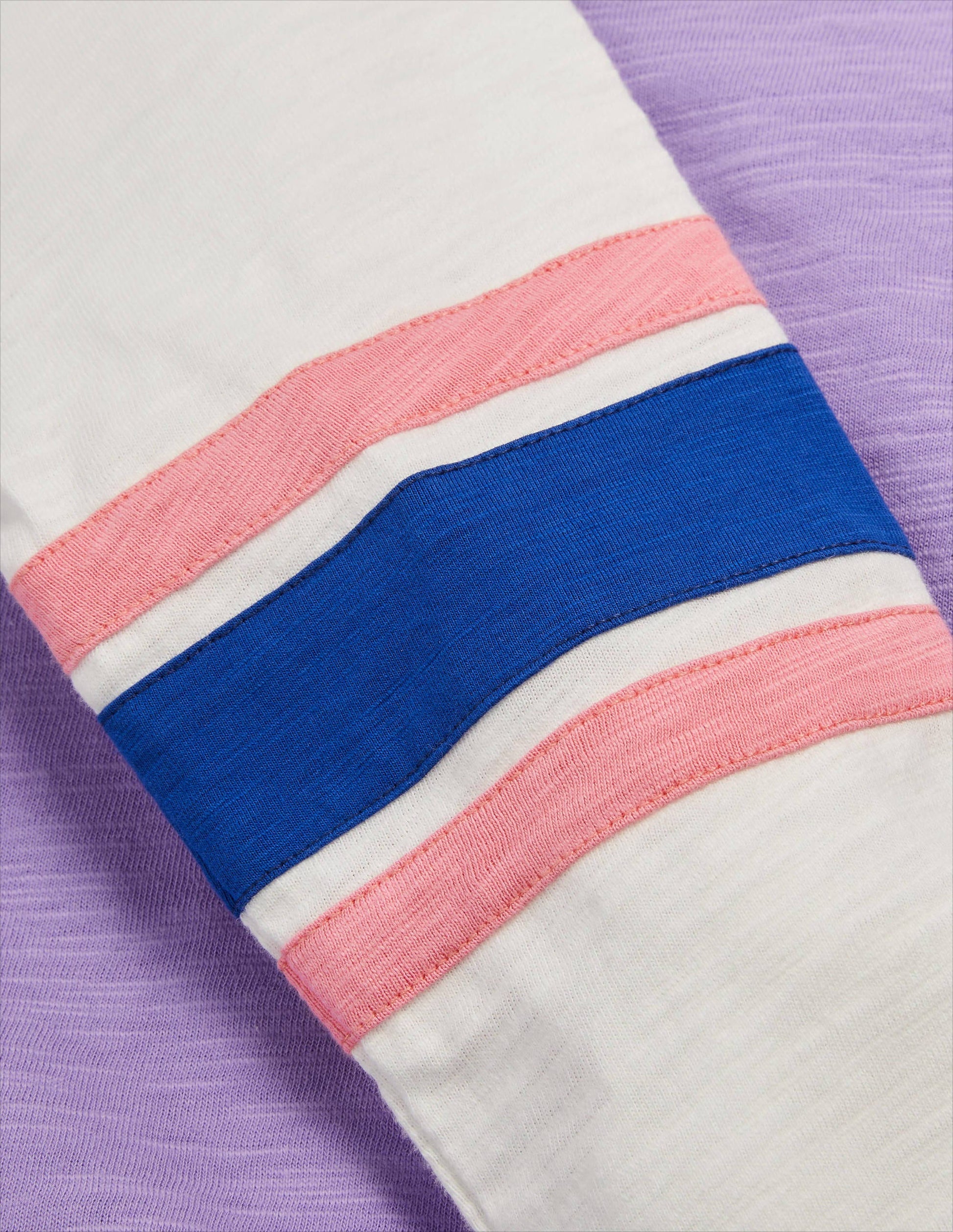 Raglan-Oberteil aus Flammgarn-Cooles Violett-3