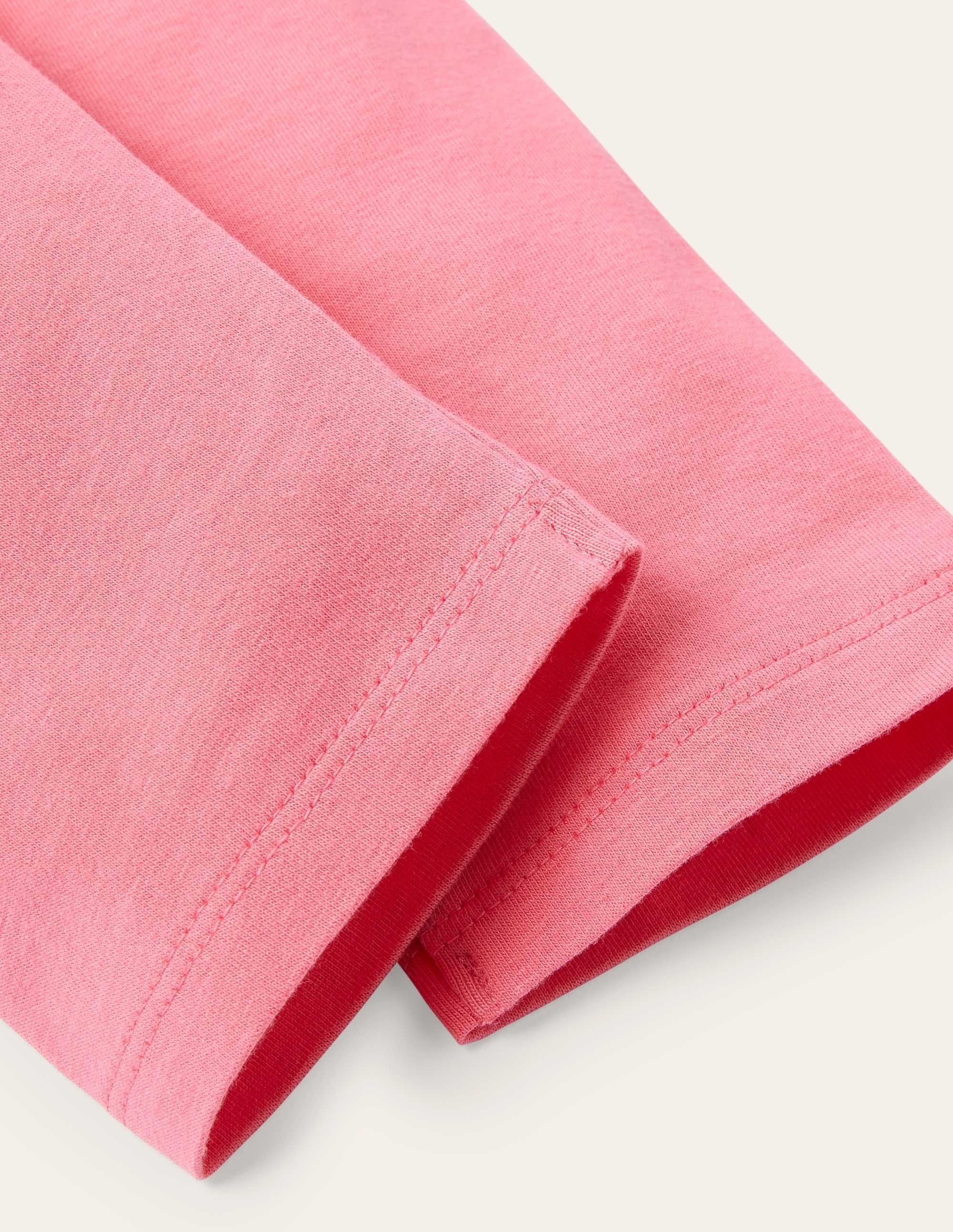 Legging court uni-Rose camélia vif - Image 3
