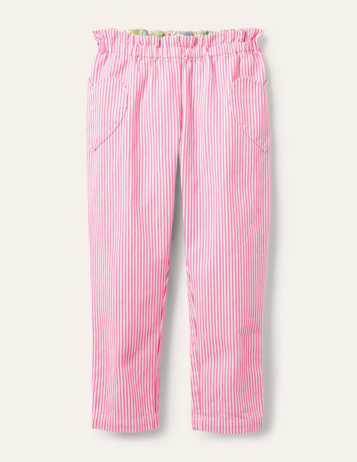 Hose zum Hineinschlüpfen-Festivalrosa, Feine Streifen-1