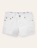 Short en jean-Blanc
