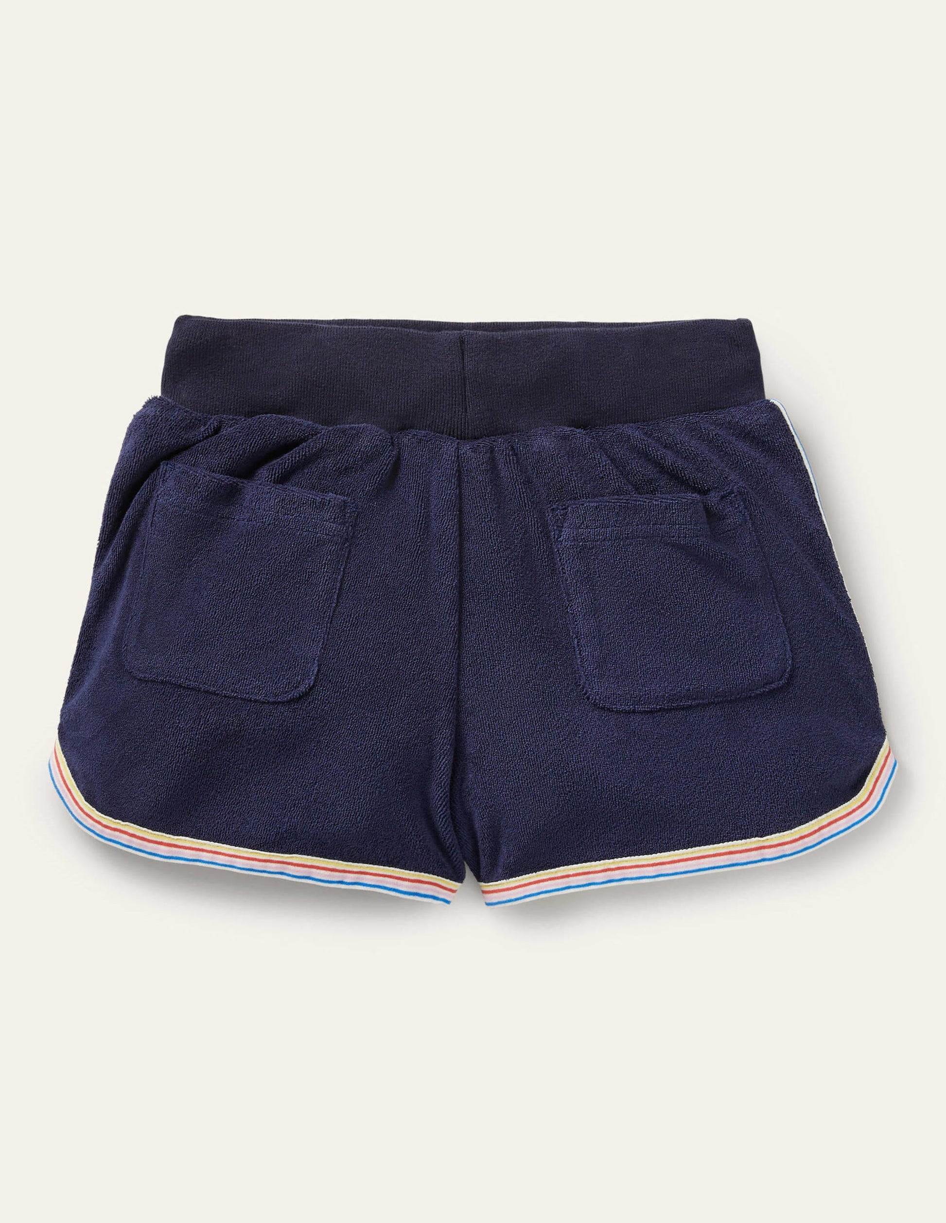 Retro-Frottee-Shorts-Schuluniform-Navy-2
