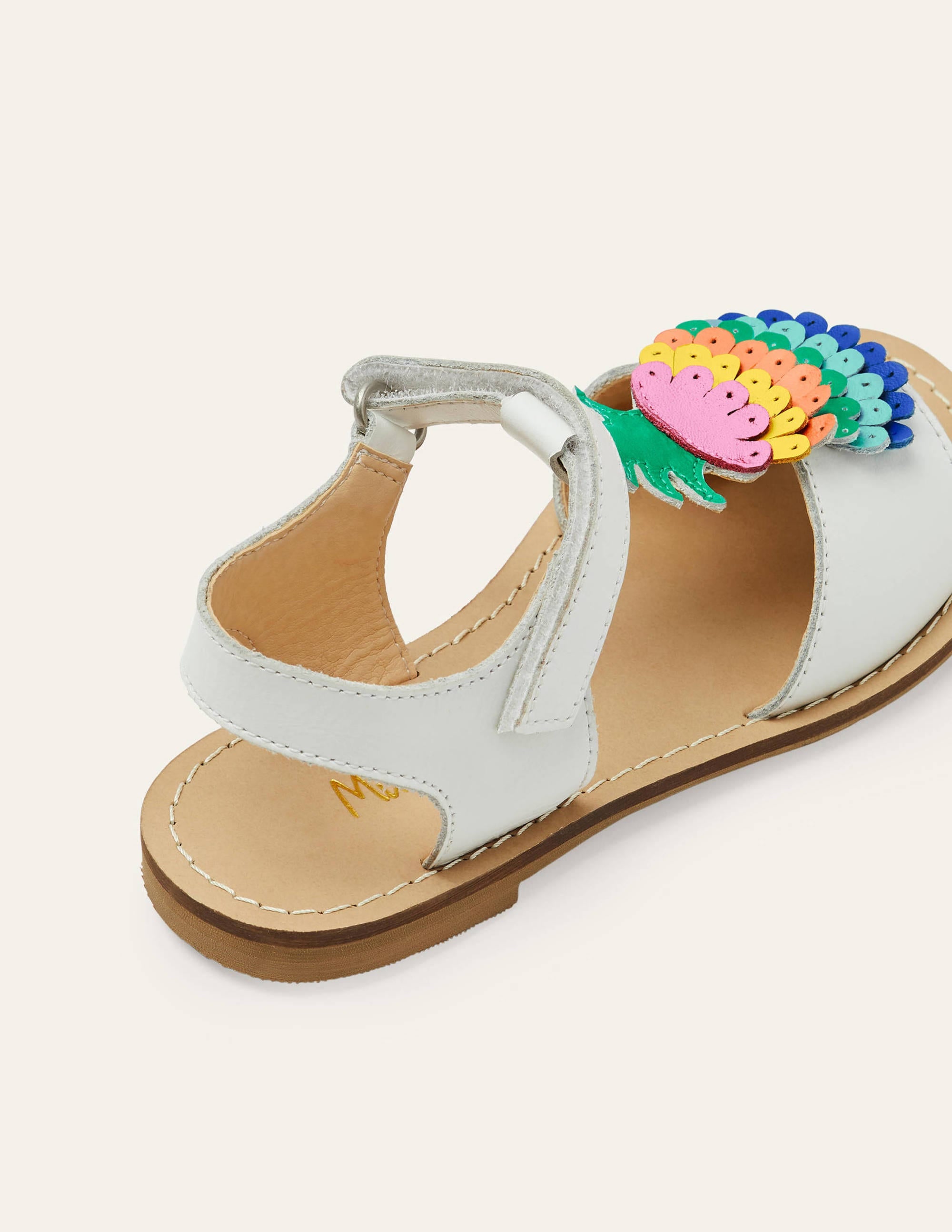 Novelty Leather Sandals-Multi Pineapple - Image 2