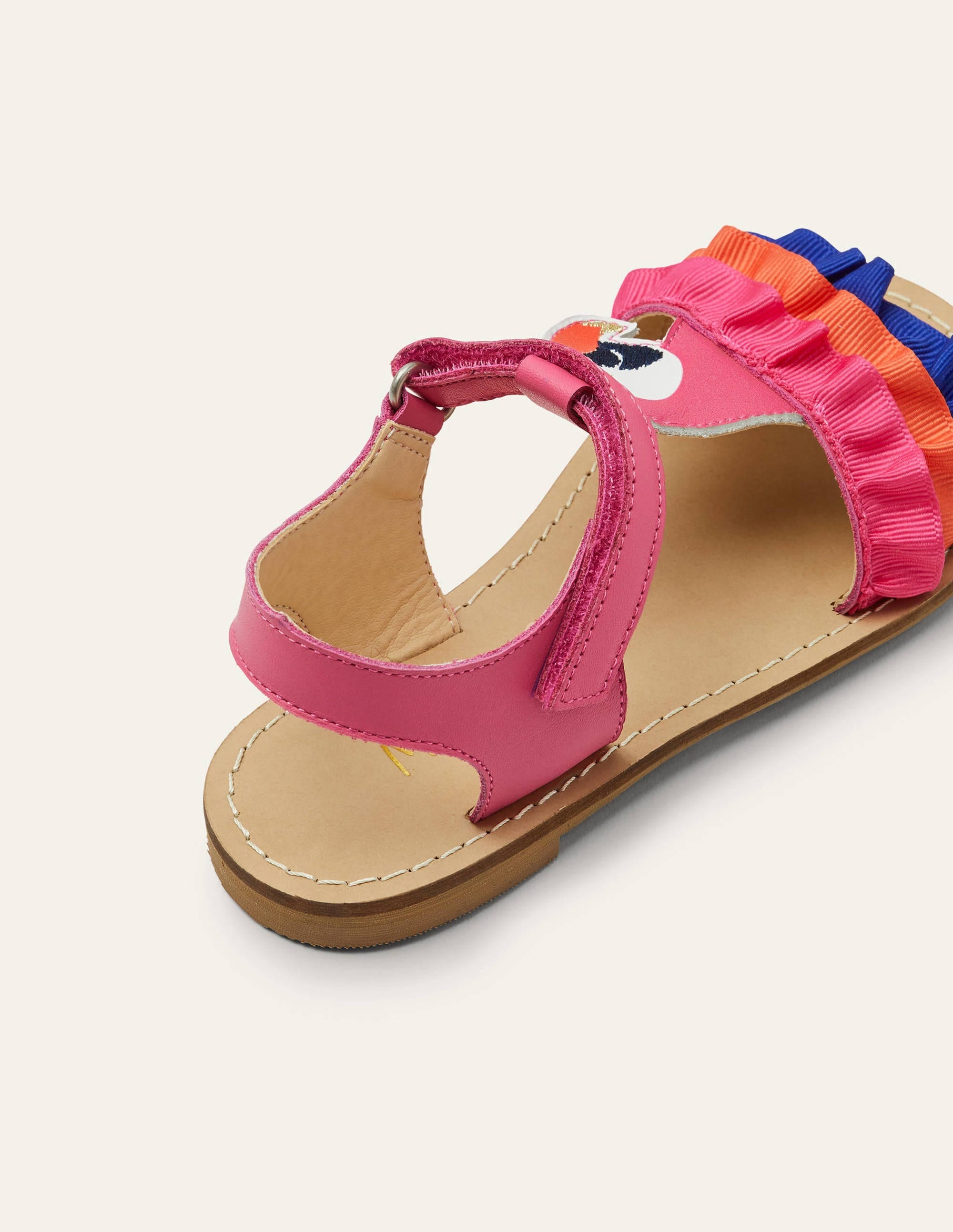 Sandales en cuir fantaisie-Perroquet multi - Image 2