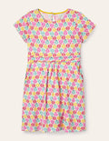 Mini-me Amelie Kleid-Bunt, Palmenkacheln